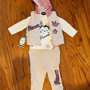 Pink Princess Kids Matching Set